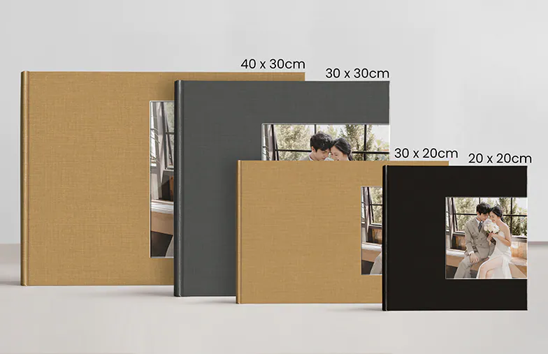 Luxury Layflat Photo Book – Square Acrylic Cover