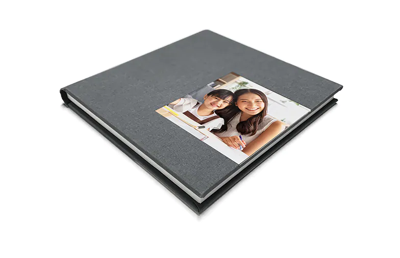 Luxury Layflat Photo Book – Square Acrylic Cover