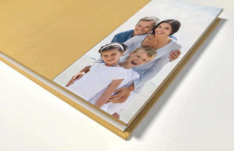 Luxury Layflat Photo Book – Rectangular Acrylic Cover